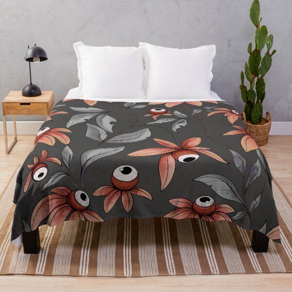 Item preview, Whimsical eye flower - dark designed and sold by Milatoo.