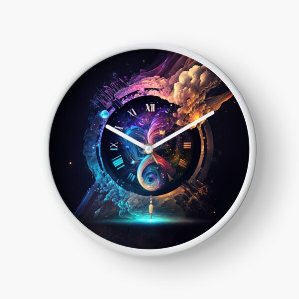 Artikel-Vorschau von Cosmic clock in space colorful, designt und verkauft von artyficial-.