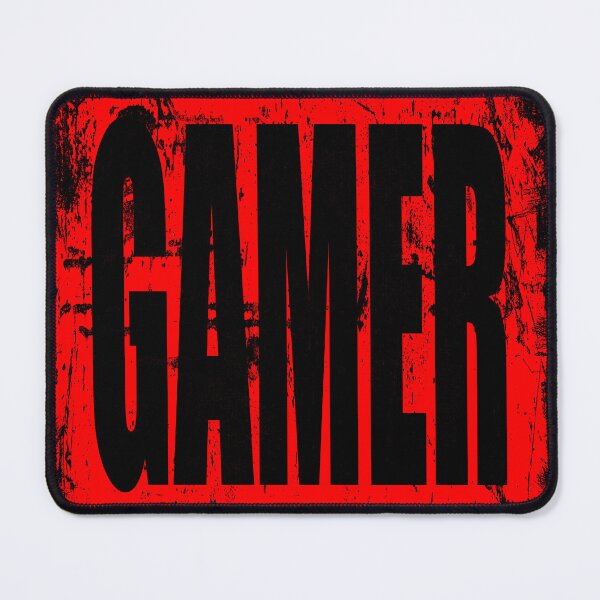 Item preview, Red and Black Grunge Gaming Desing and GAMER Text designed and sold by Jarmo Piironen.