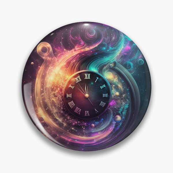 Item preview, Cosmic smoky clock in space colorful designed and sold by artyficial-.