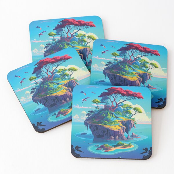 Item preview, Explore the Wonders of a Magical Island with Jungle and Blue Lagoon designed and sold by DesignCatalyst7.