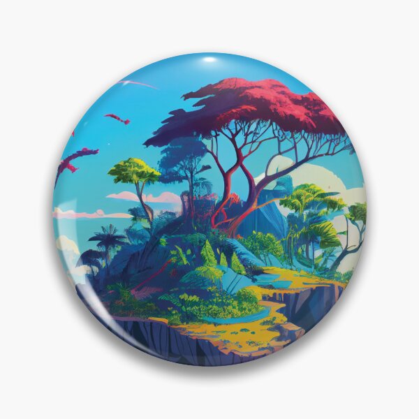 Item preview, Explore the Wonders of a Magical Island with Jungle and Blue Lagoon designed and sold by DesignCatalyst7.
