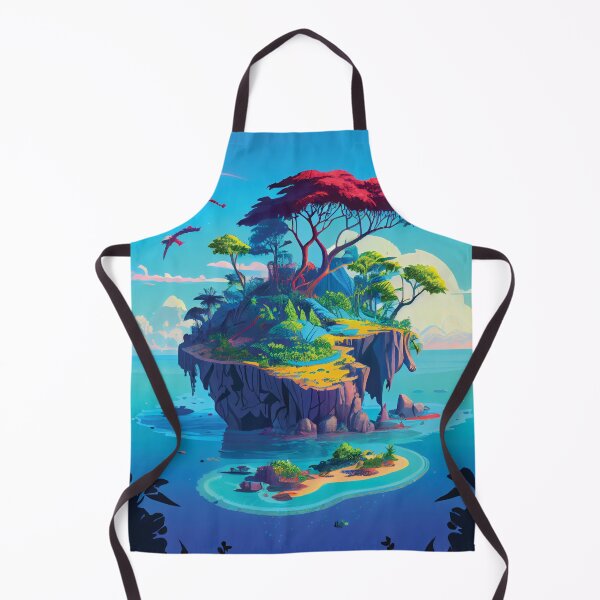 Item preview, Explore the Wonders of a Magical Island with Jungle and Blue Lagoon designed and sold by DesignCatalyst7.