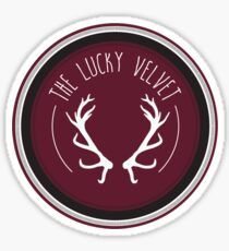 The Lucky Velvet Music Blog Logo Sticker