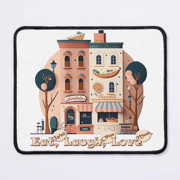 Item preview, Cafe and Restaurant #8: Eat, Laugh, Love designed and sold by BWstudios.