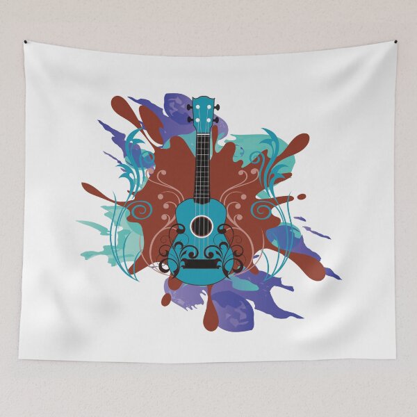Item preview, Decorated ukulele designed and sold by piesdesignart.
