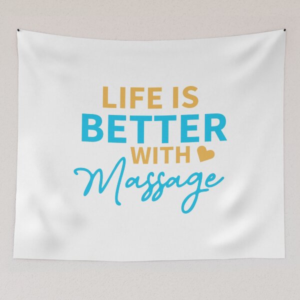 Item preview, life is better with massage designed and sold by Stag's PK.