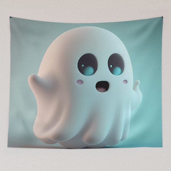 Aperçu de l'œuvre Cute Ghost créée et vendue par Esoteric Designs.