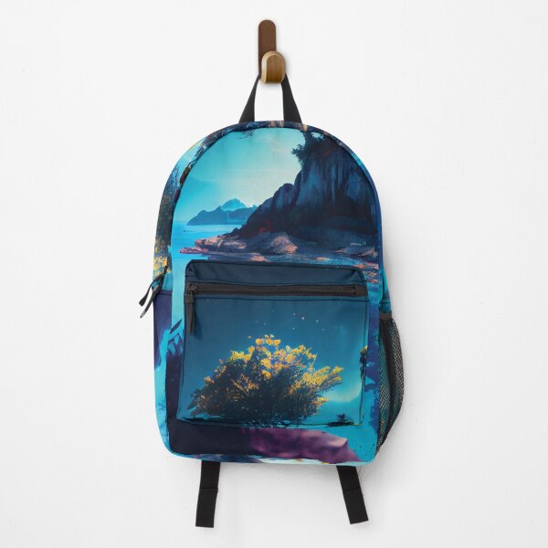 Item preview, Discover the Enchantment of a Magical Island with Jungle and Blue Lagoon designed and sold by DesignCatalyst7.