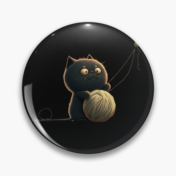 Item preview, Cat Playing With A Ball Of String  designed and sold by Farid1Shop.