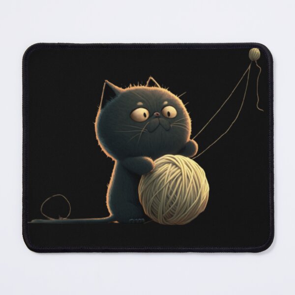 Item preview, Cat Playing With A Ball Of String  designed and sold by Farid1Shop.