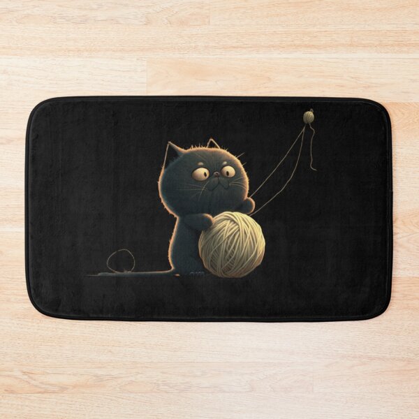 Item preview, Cat Playing With A Ball Of String  designed and sold by Farid1Shop.