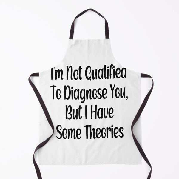 Item preview, Not Qualified to Diagnose I'm Not Qualified to Diagnose You, But I Have Some Theories Sticker, Funny Decal, Waterproof Vinyl Decal, But I Have Some Theories | Funny Vinyl Tumbler Cut Waterproof designed and sold by SkiMountain.