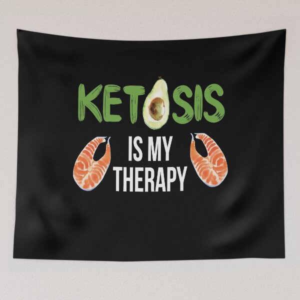 Item preview, Ketosis Is My Therapy Healthy Food designed and sold by MooonTees.