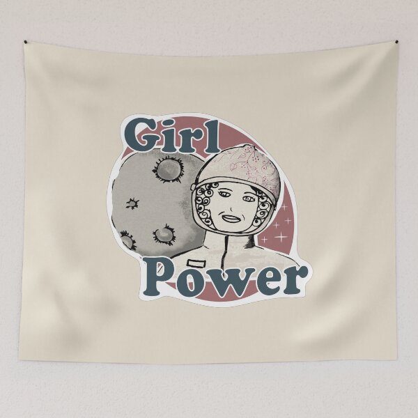 Item preview, Astronaut Girls Power: girls supporting girls designed and sold by PerlaDesignArt.