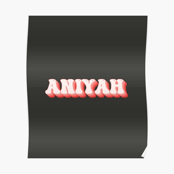 ANIYAH Street Sign Childrens Name Room Decal IndoorOutdoor  Walmartcom