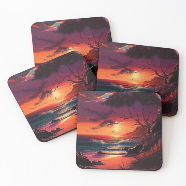 Item preview, Relax with a Reddish Color Beach View designed and sold by DesignCatalyst7.