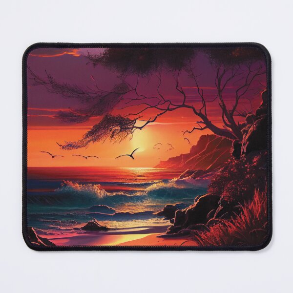 Item preview, Relax with a Reddish Color Beach View designed and sold by DesignCatalyst7.