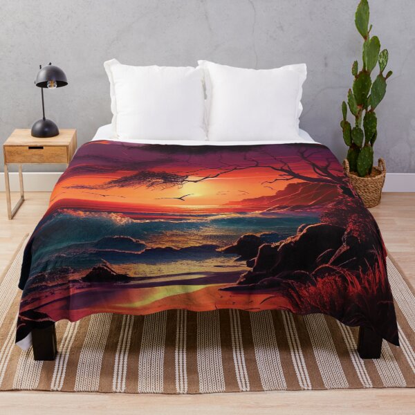 Item preview, Relax with a Reddish Color Beach View designed and sold by DesignCatalyst7.