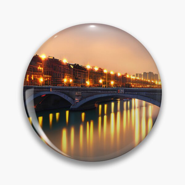 Artikelvorschau, Bridging the City: A Dusk Walk by the River entworfen und verkauft von D3monic.