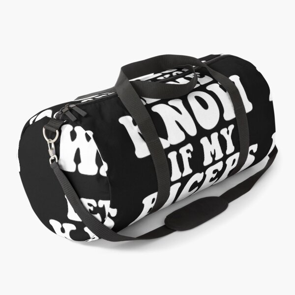 Item preview, Let Me Know If My Biceps Get In Your Way,funny quotes gym designed and sold by sami david ⭐⭐⭐⭐⭐.