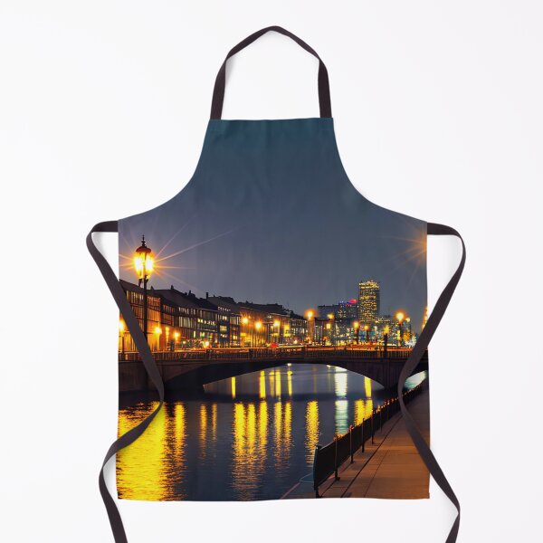 Item preview, Dusk Romance: A Cityscape of River and Bridge designed and sold by D3monic.