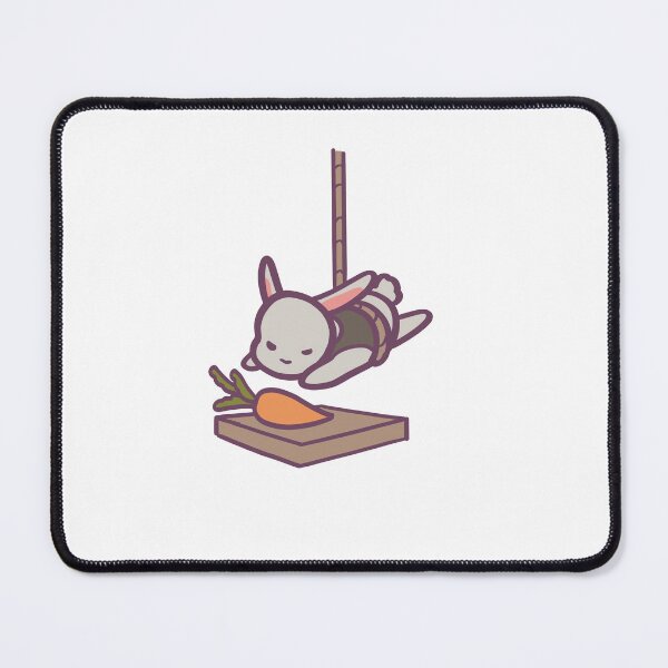 Item preview, Cute Kawaii Rabbit Pulling a Carrot Heist designed and sold by ThumboArtBumbo.