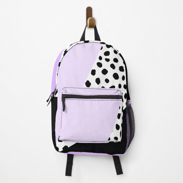 Item preview, Geometric Polka Dot, Black and White, and Purple designed and sold by OneThreeSix.