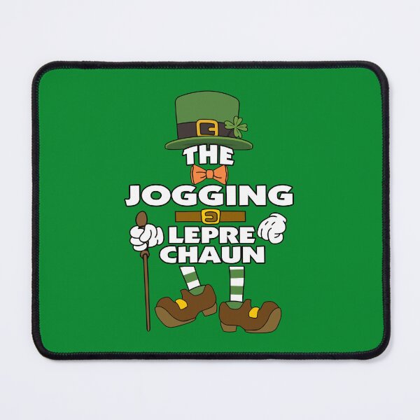 Item preview, The Jogging Leprechaun St Patrick's Day Celebration Matching Outfits Group Attire designed and sold by onicon.