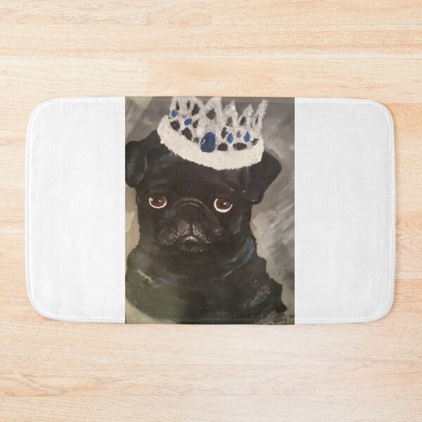 Item preview, Pug princess Lola designed and sold by ShellbyBerryArt.