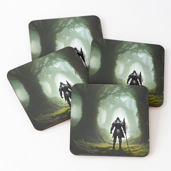 Item preview, The Overgrown Door: Sir Galahad in Heavy Armor Faces the Multiverse designed and sold by D3monic.