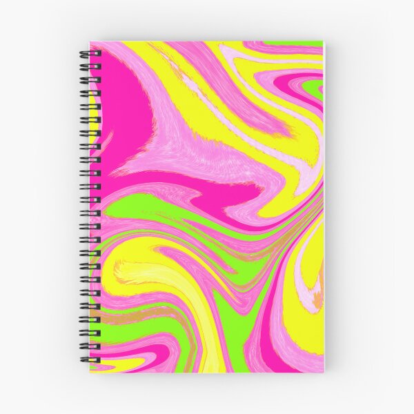 Item preview, Hot Pink, Green, Yellow and Pink Tones Marble Pattern Design designed and sold by theprintedclub.