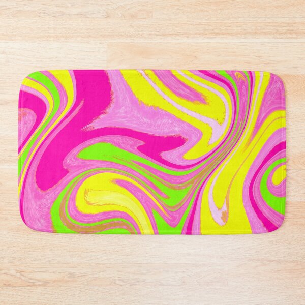 Item preview, Hot Pink, Green, Yellow and Pink Tones Marble Pattern Design designed and sold by theprintedclub.