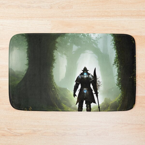 Item preview, The Overgrown Door: Sir Galahad in Heavy Armor Faces the Multiverse designed and sold by D3monic.