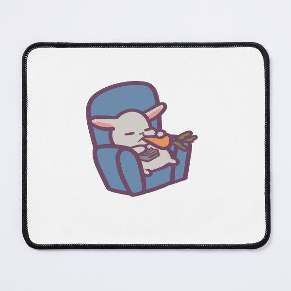 Item preview, Cute Little White Rabbit Being a Couch Potato designed and sold by ThumboArtBumbo.