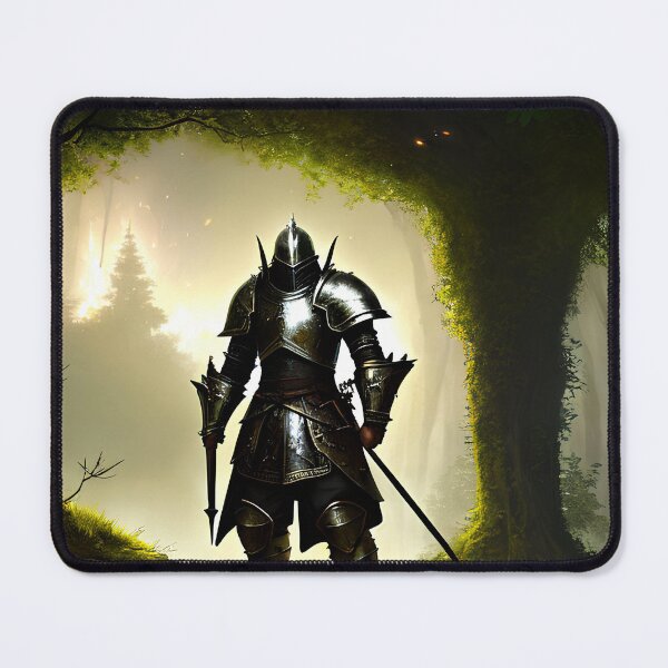 Item preview, Journey to the Multiverse: Photorealistic Sir Galahad Guards the Door designed and sold by D3monic.