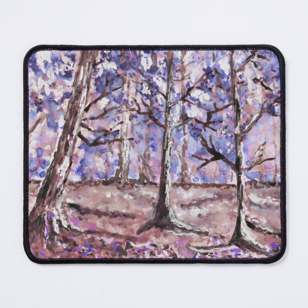 Item preview, Watercolour Forest Landscape Art Print designed and sold by BirdsNatureArt.