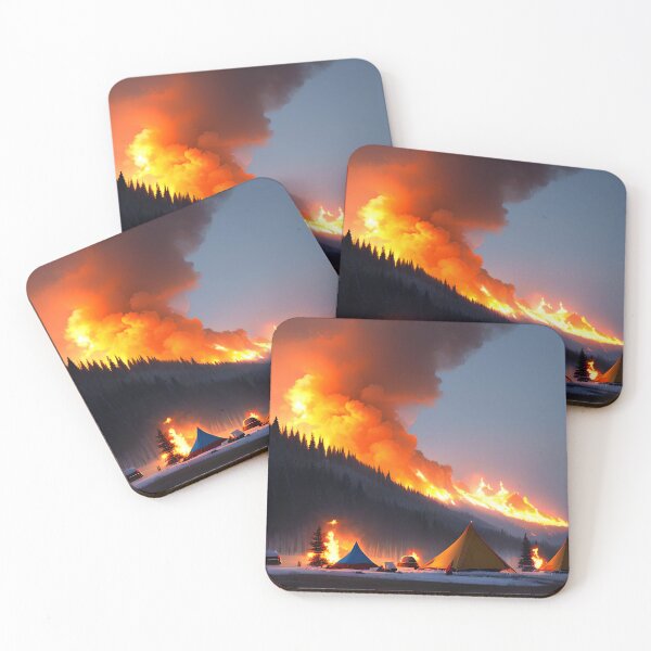 Item preview, Crisp Snow and Burning Tents: A Night to Remember designed and sold by D3monic.