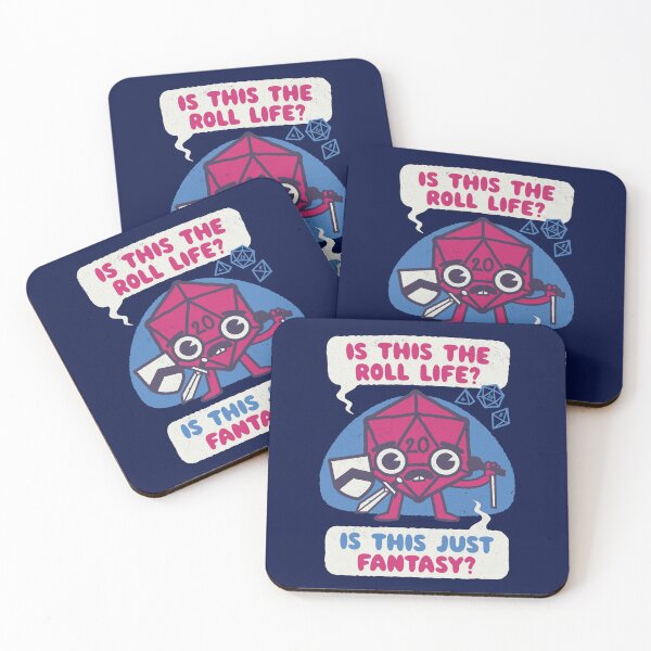 Item preview, Is This the Roll Life? Is This Just Fantasy  designed and sold by WeirdPunderful.