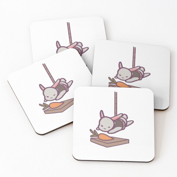 Item preview, Cute Kawaii Rabbit Pulling a Carrot Heist designed and sold by ThumboArtBumbo.