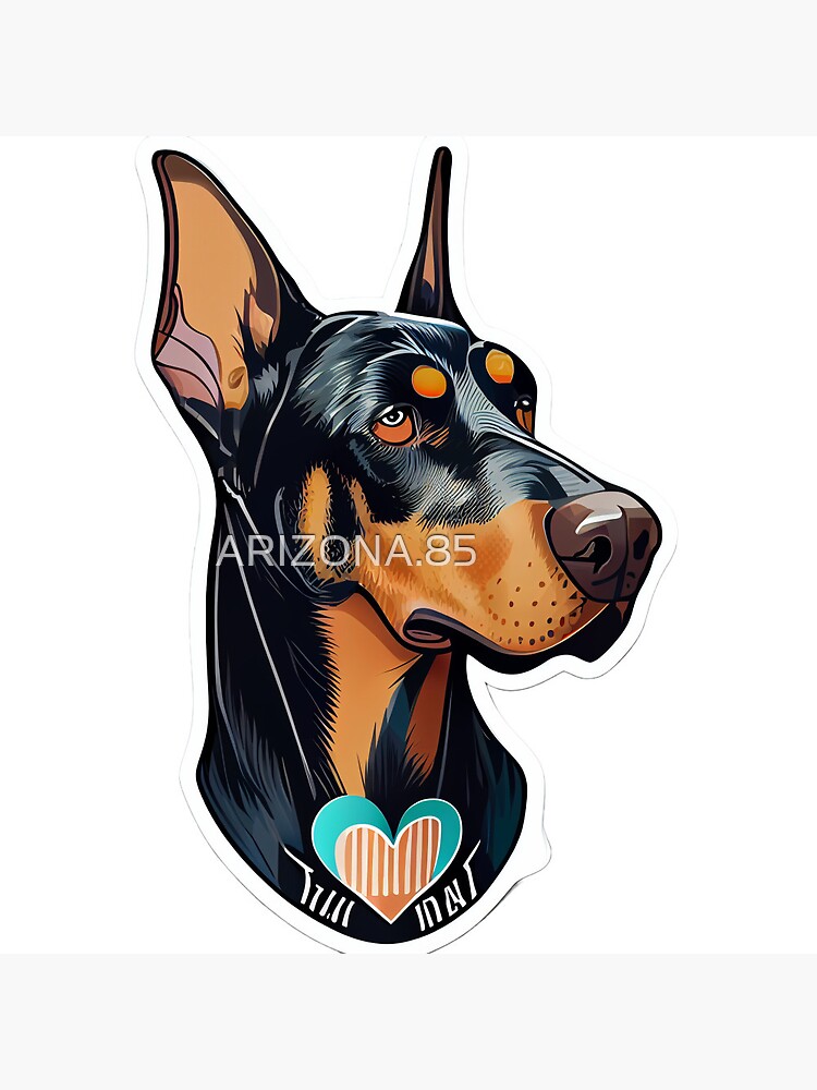 son doberman pinschers fuera de los perros