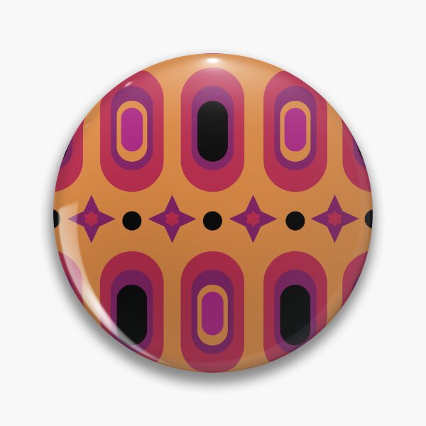 Item preview, Groovy Retro 70s Style Geometric Pattern  designed and sold by SoccaTamam.