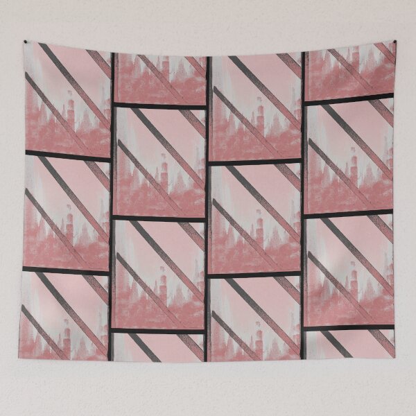 Item preview, Cityscape through Window on a Foggy Morning designed and sold by BlackArtichoke.