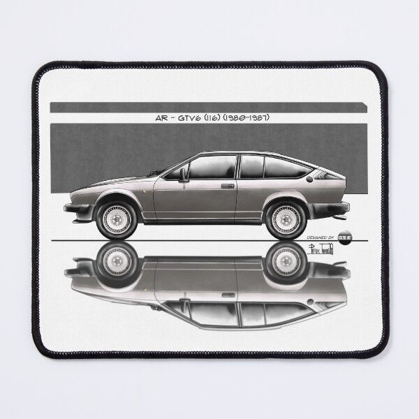 Item preview, Azaziel Original Series - Drawing of AR - GTV6 (116) in Grigio Nube designed and sold by Azaziel.