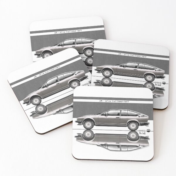 Item preview, Azaziel Original Series - Drawing of AR - GTV6 (116) in Grigio Nube designed and sold by Azaziel.