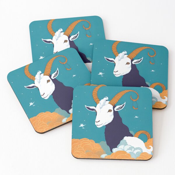 Item preview, Divine Goat/ Zodiac / Asian Aesthetics designed and sold by DelMoore93.
