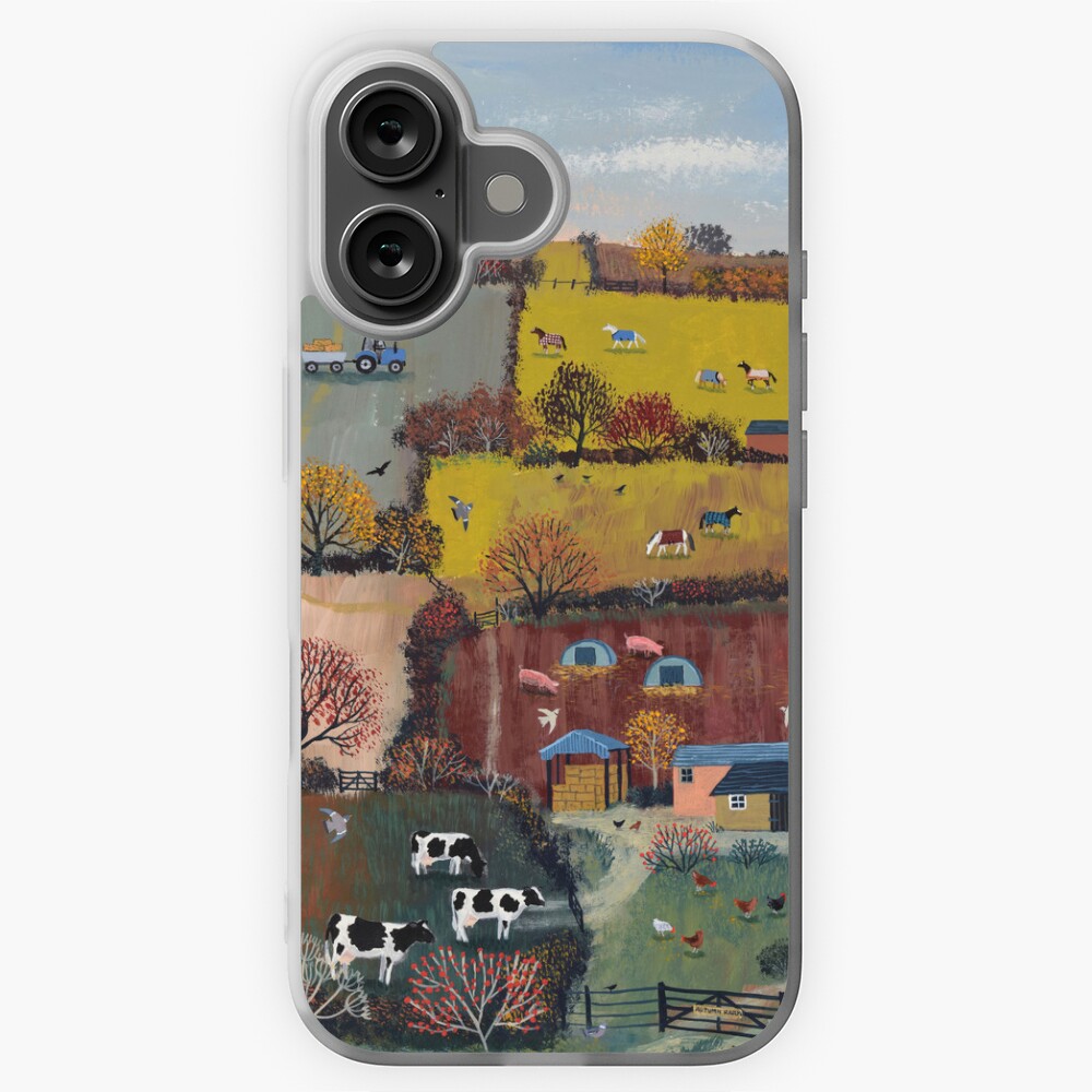 Vista previa del artículo con la obra «Funda blanda para iPhone», diseñado y vendido por Jogrundyart.