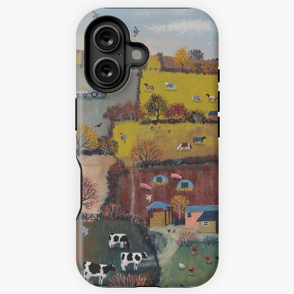 Vista previa del artículo con la obra «Funda resistente para iPhone», diseñado y vendido por Jogrundyart.