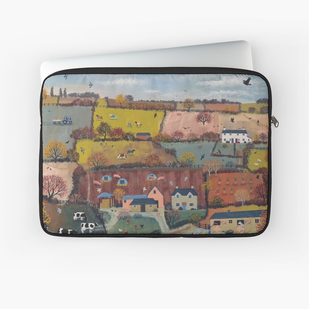 Vista previa del artículo con la obra «Funda para portátil», diseñado y vendido por Jogrundyart.