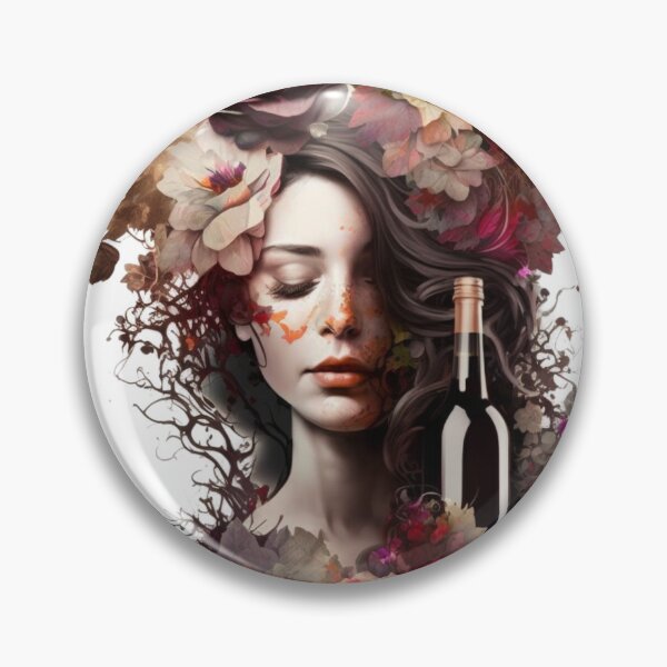 Item preview, Wine Floral Aromas With Lady  designed and sold by Alper Billik.